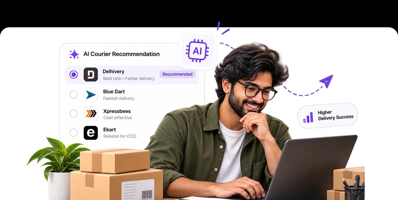 AI-based courier selection