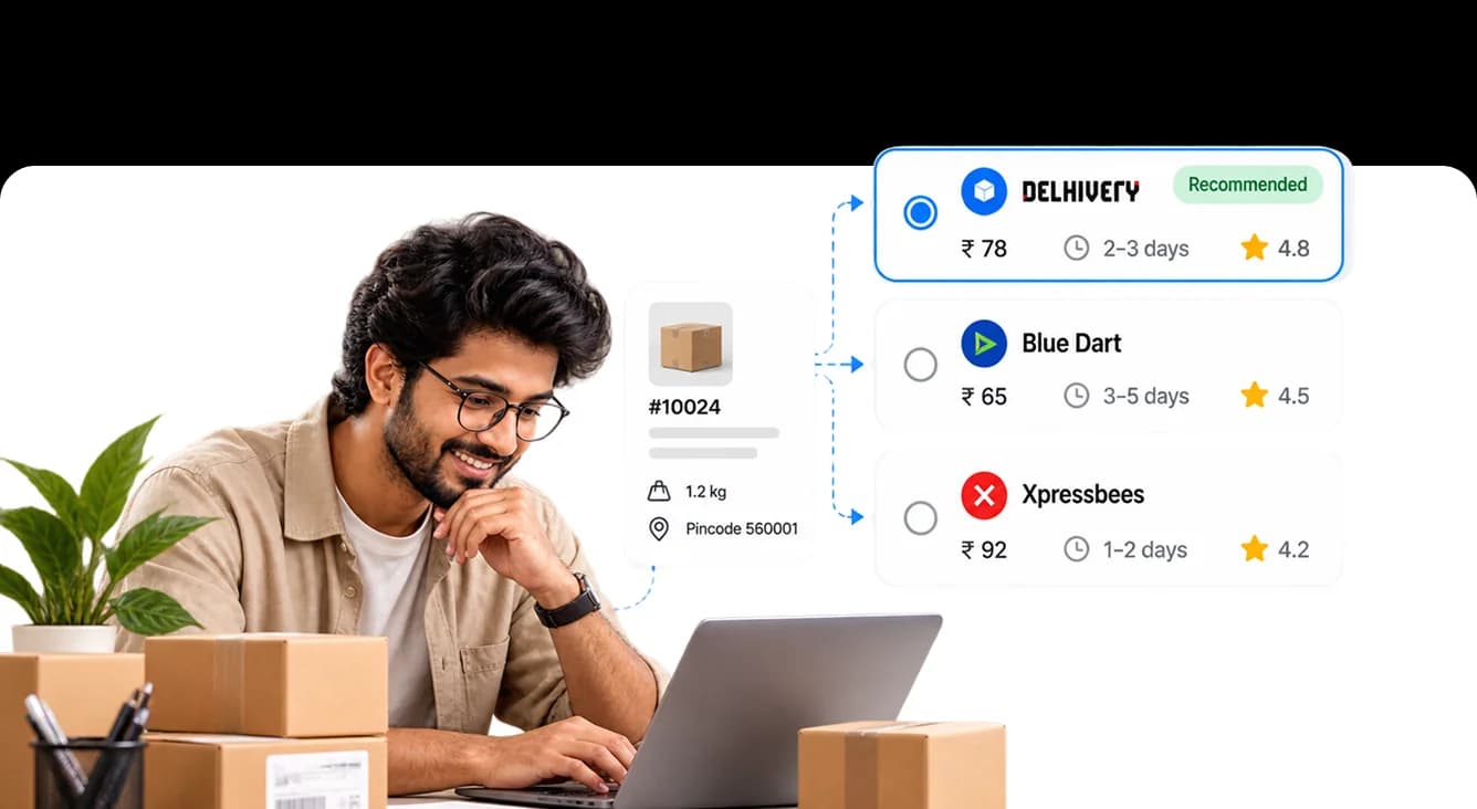 AI courier allocation
