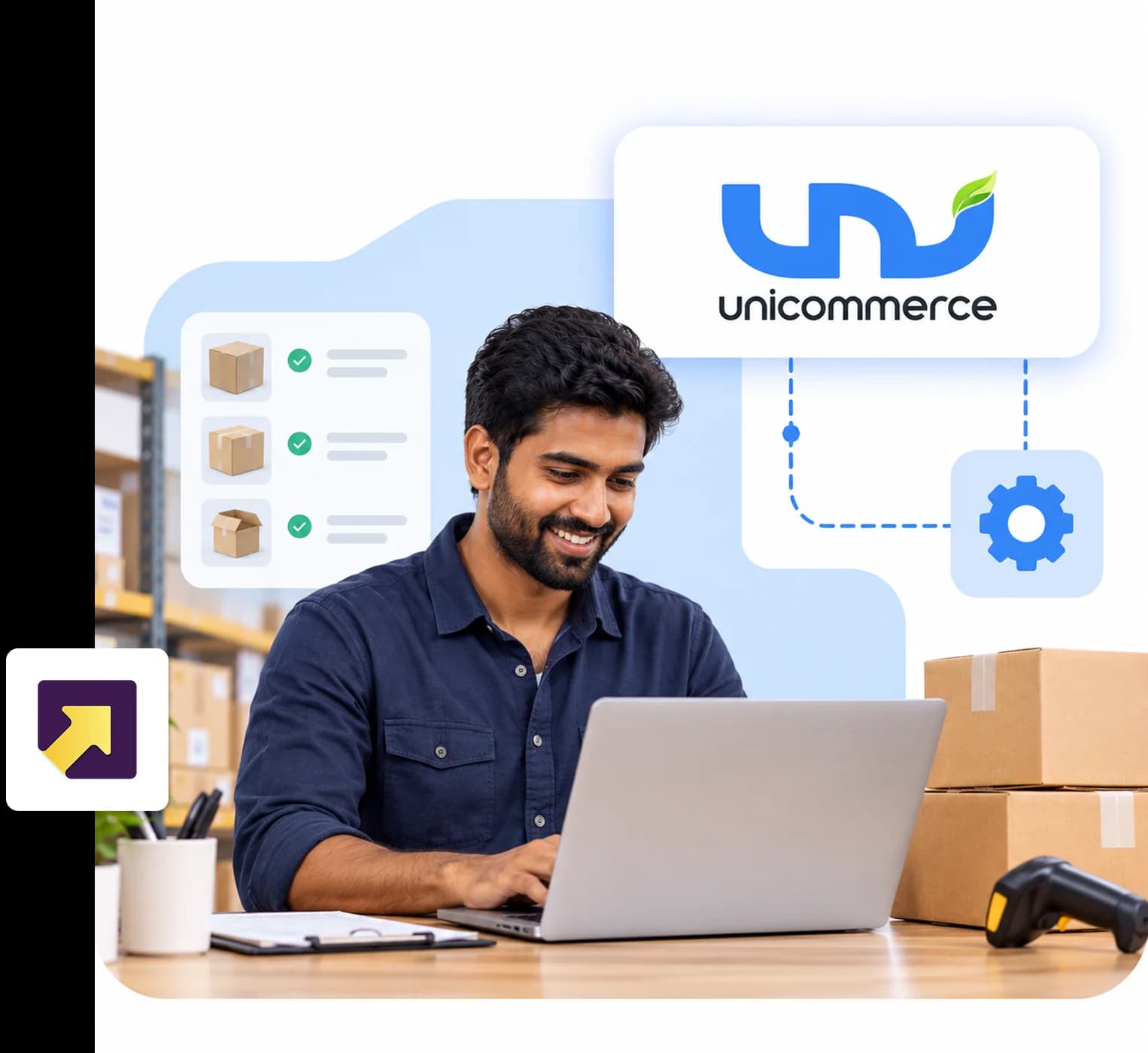 Seller shipping Unicommerce orders with RapidShyp