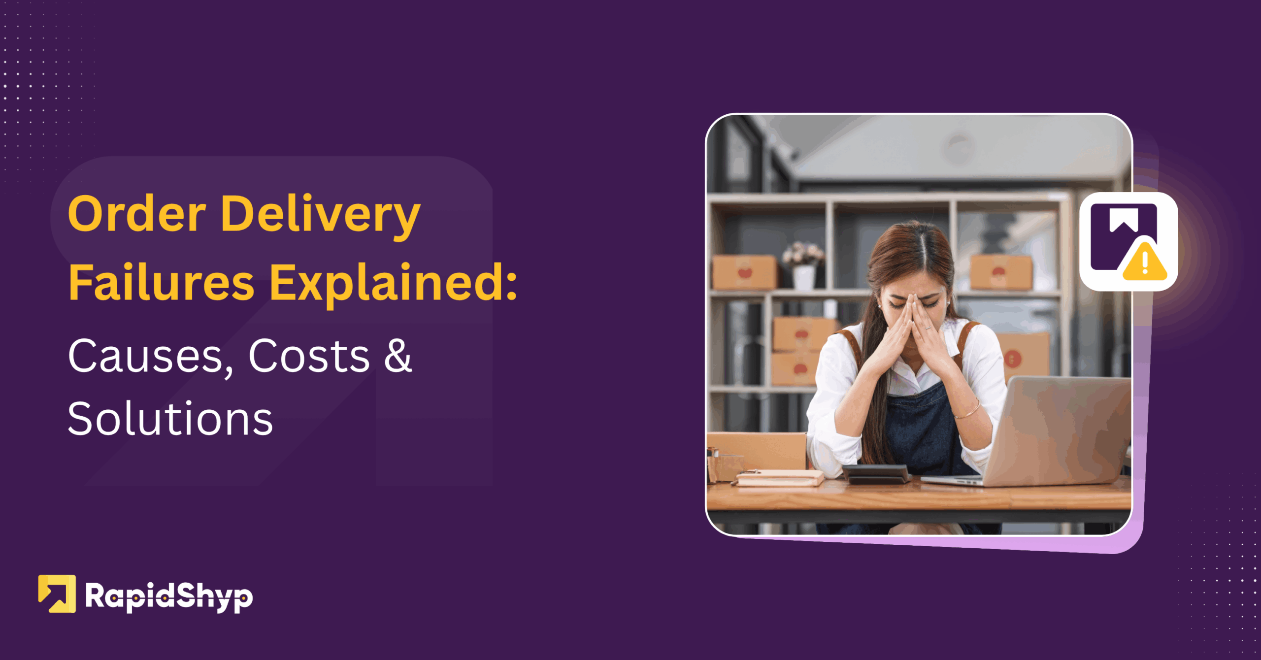 Improper Delivery Order Delivery Failures Explained: Causes, Costs & Solutions – RapidShyp